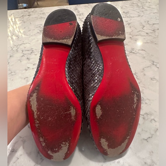 Christian Louboutin Python Flats - Picture 7 of 9